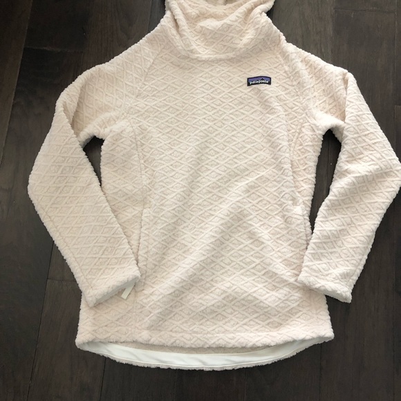 Patagonia - diamond Capra fleece hoody sweater - Picture 4 of 8